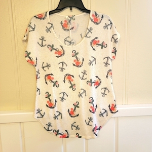 Blu Planet‎ Cap Sleeve Shirt